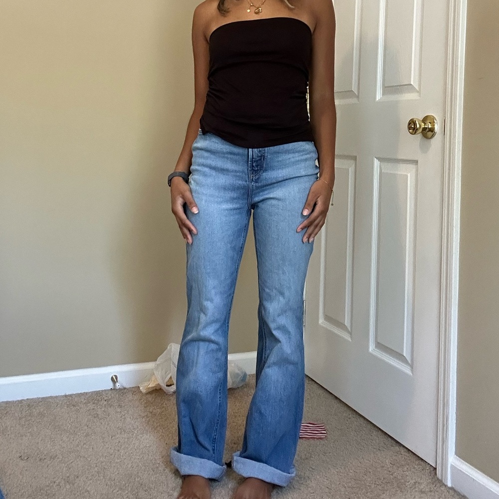 Higher High-Waisted Old Navy Flare Jeans